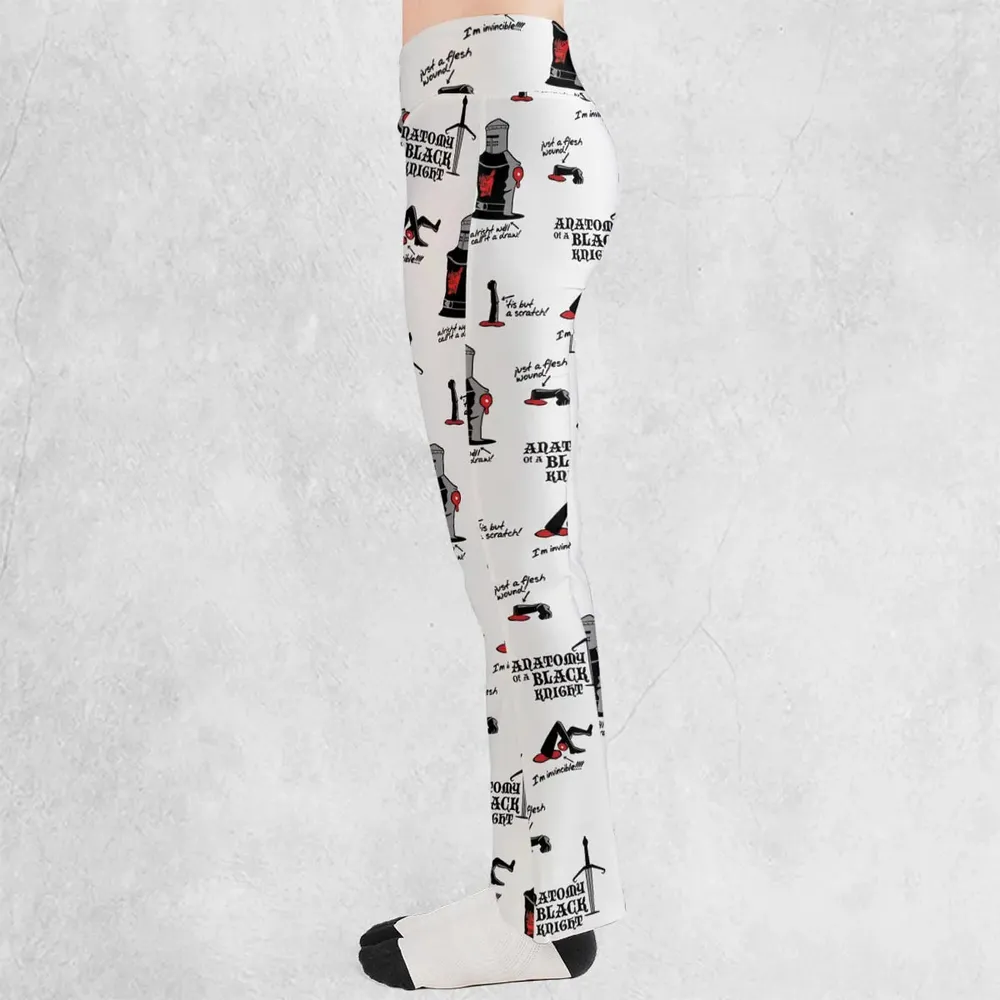 Tis but a scratch Black Knight Monty Python And The Holy Grail Flare Leggings - 3