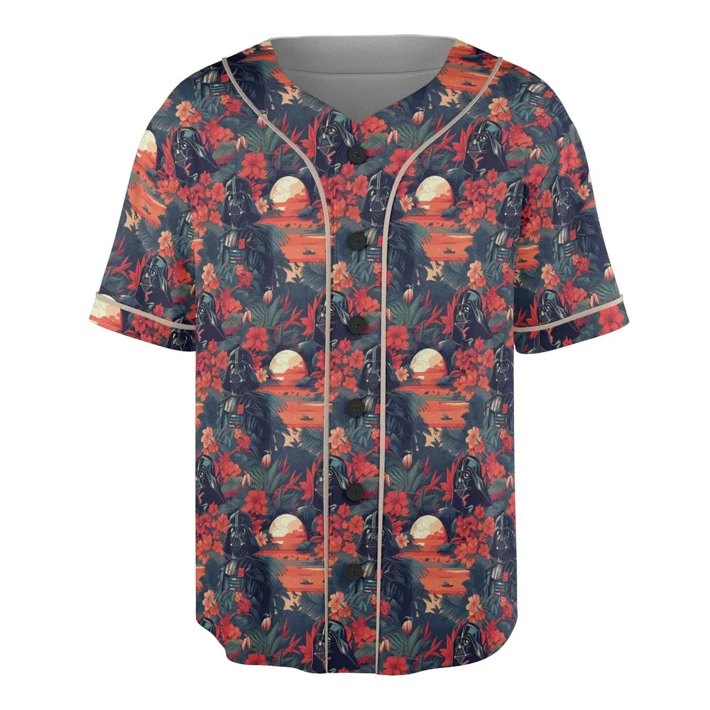 Dark Side of the Tropics Unisex Baseball Jersey - 3