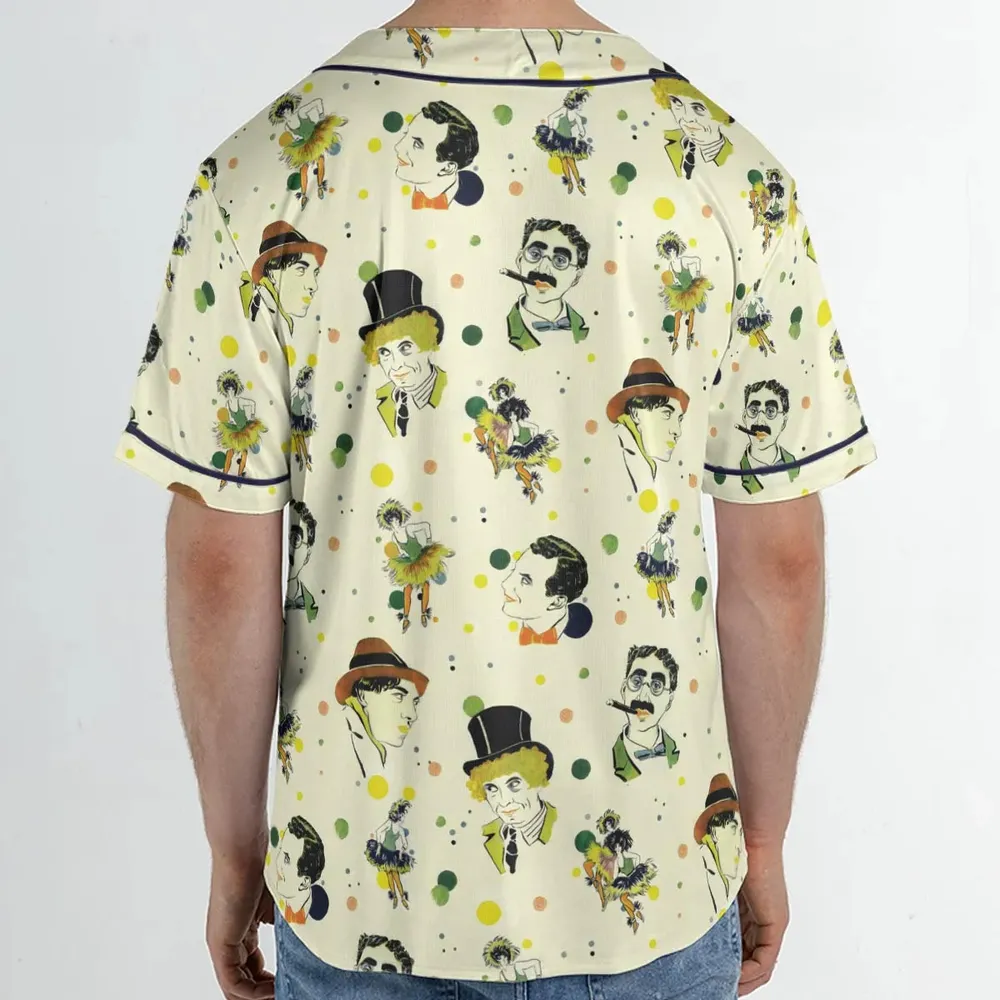 The Cocoanuts The Marx Brothers Unisex Baseball Jersey - 2