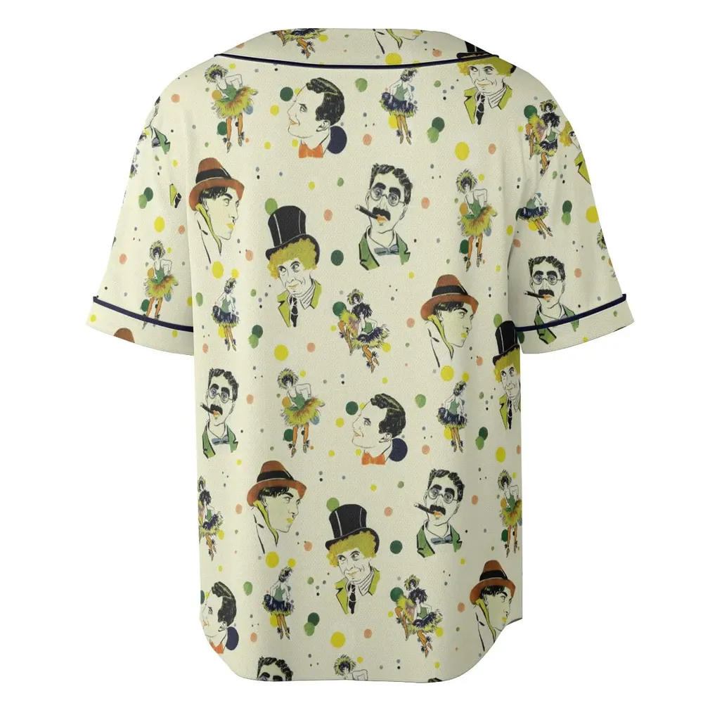 The Cocoanuts The Marx Brothers Unisex Baseball Jersey - 4