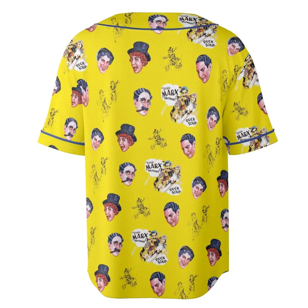 The Duck Soup The Marx Brothers Unisex Baseball Jersey - 4