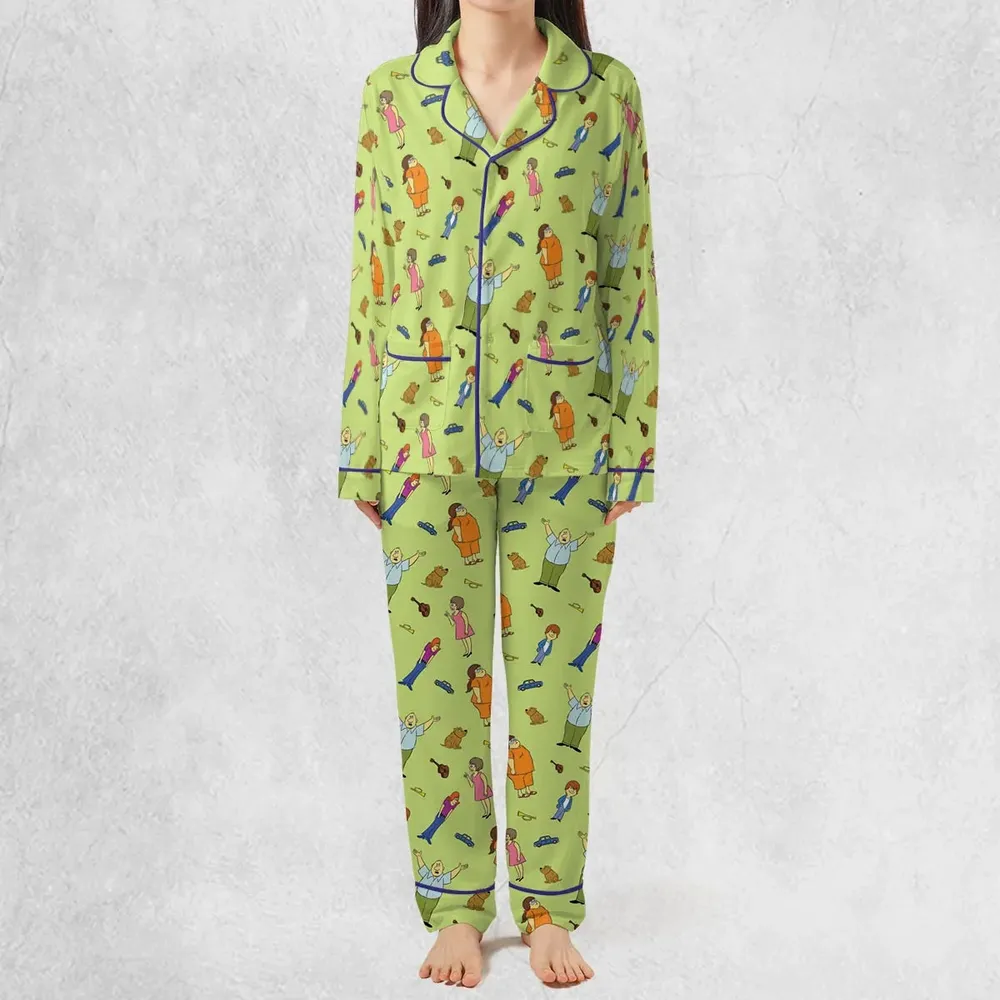 Wait Till Your Father Gets Home Characters Pajamas Set - 2