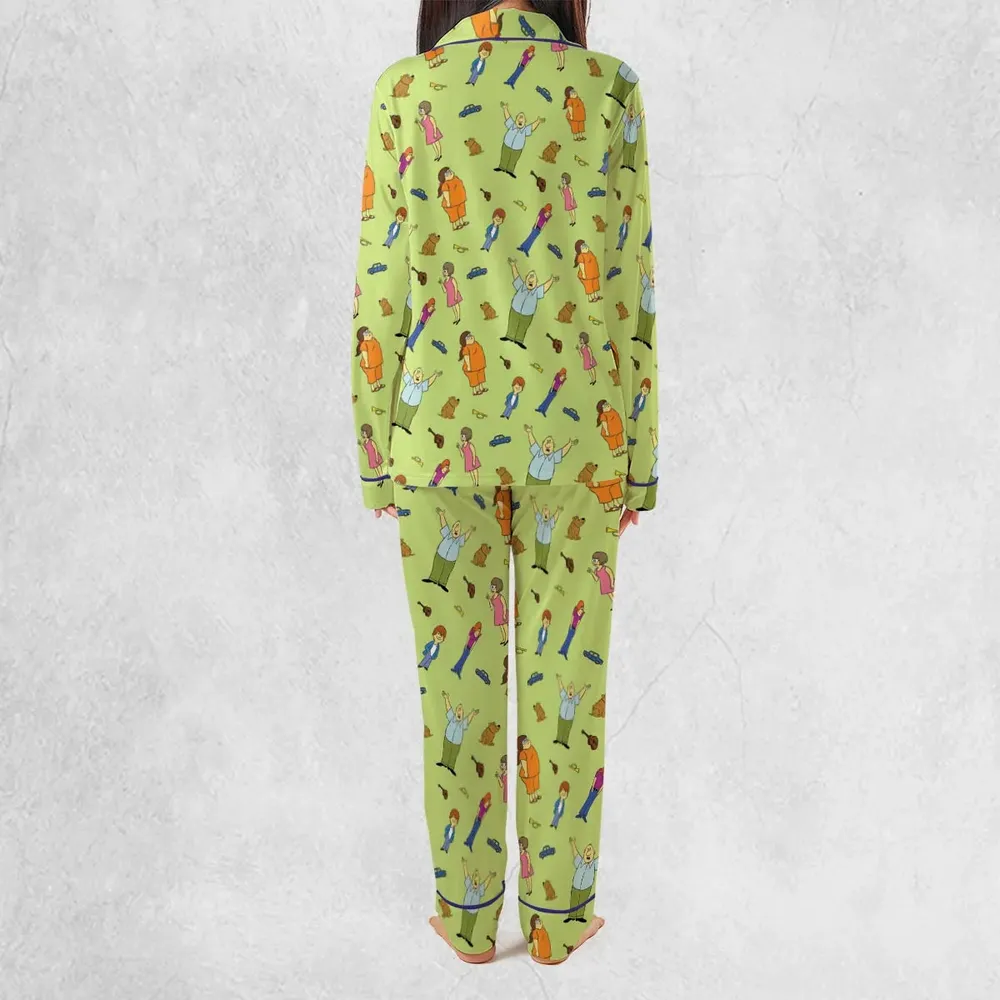 Wait Till Your Father Gets Home Characters Pajamas Set - 3