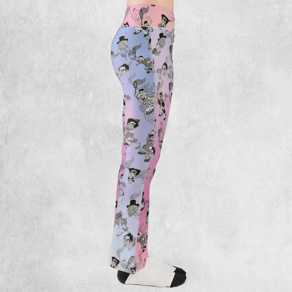 The Animated Marx Brothers Characters Flare Leggings - 2