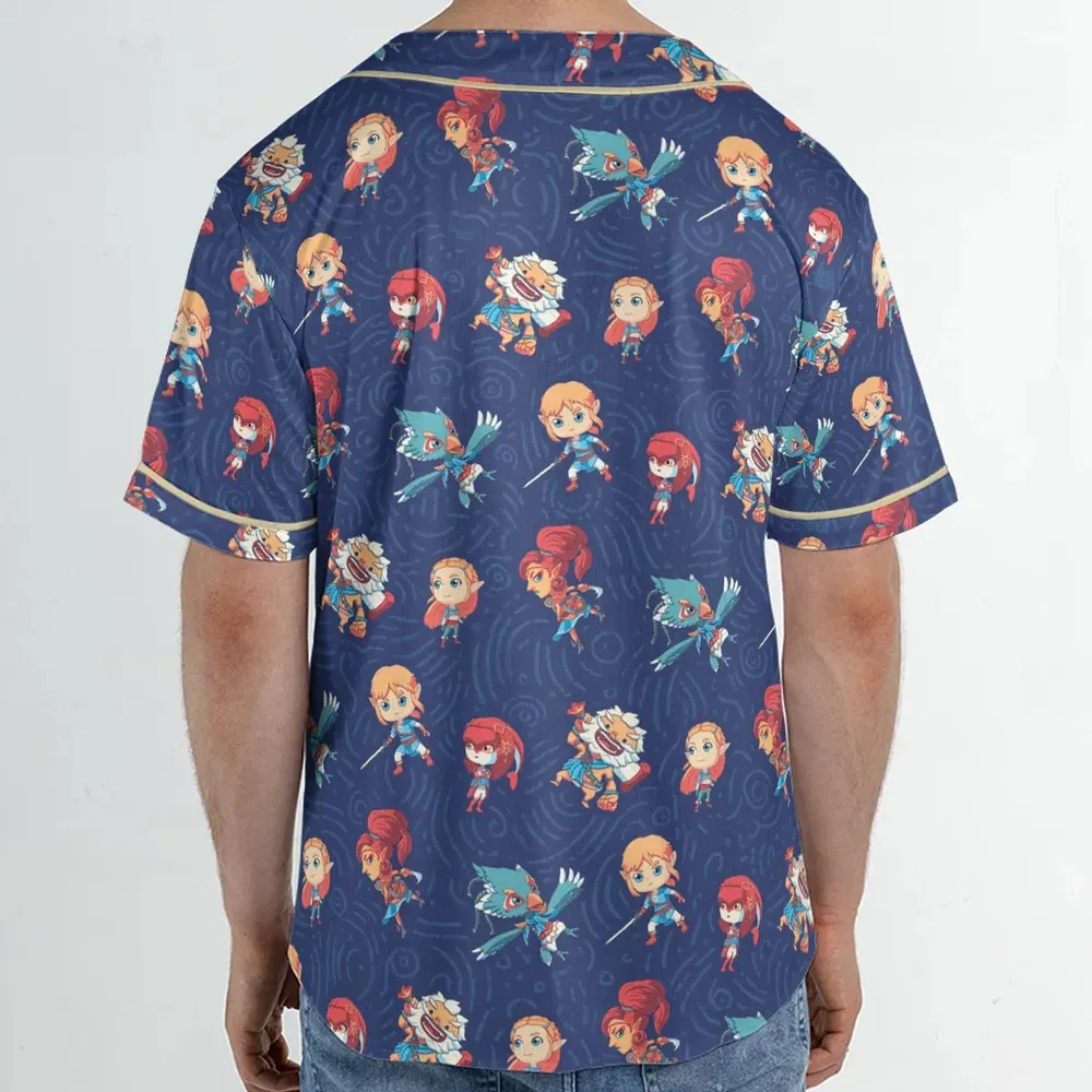 Legend The Legend of Zelda Unisex Baseball Jersey - 2