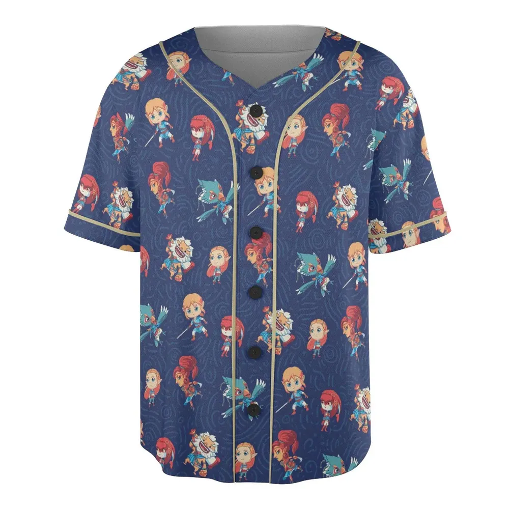 Legend The Legend of Zelda Unisex Baseball Jersey - 3
