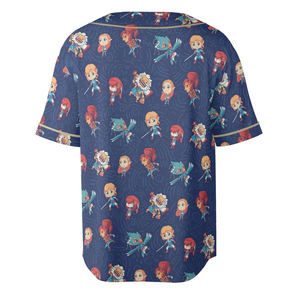 Legend The Legend of Zelda Unisex Baseball Jersey - 4