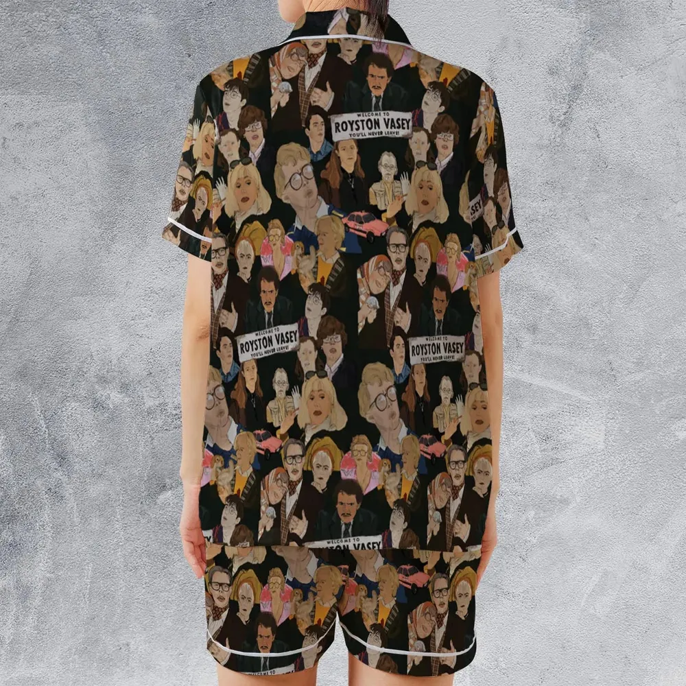 The League Of Gentlemen Satin Short-Sleeve Pajamas Set - 2