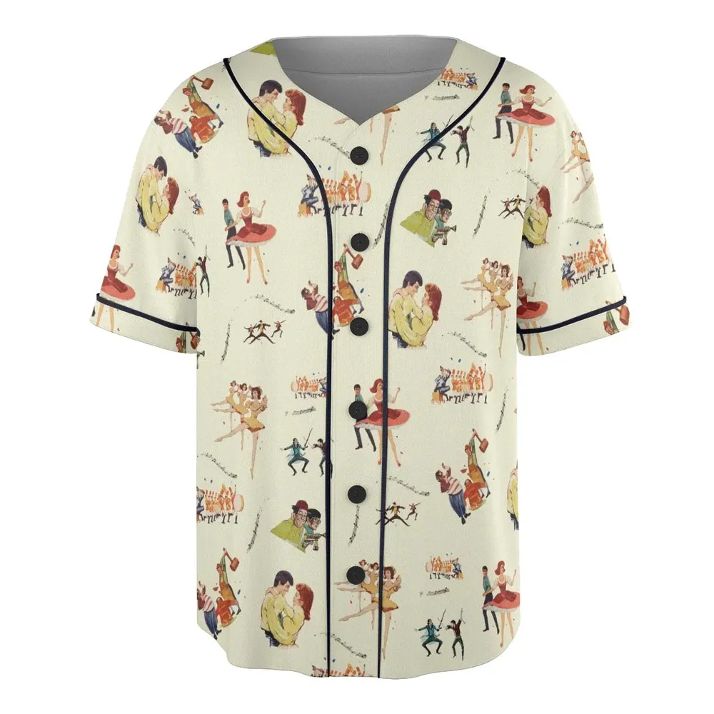 Babes in Toyland Characters Unisex Baseball Jersey - 3