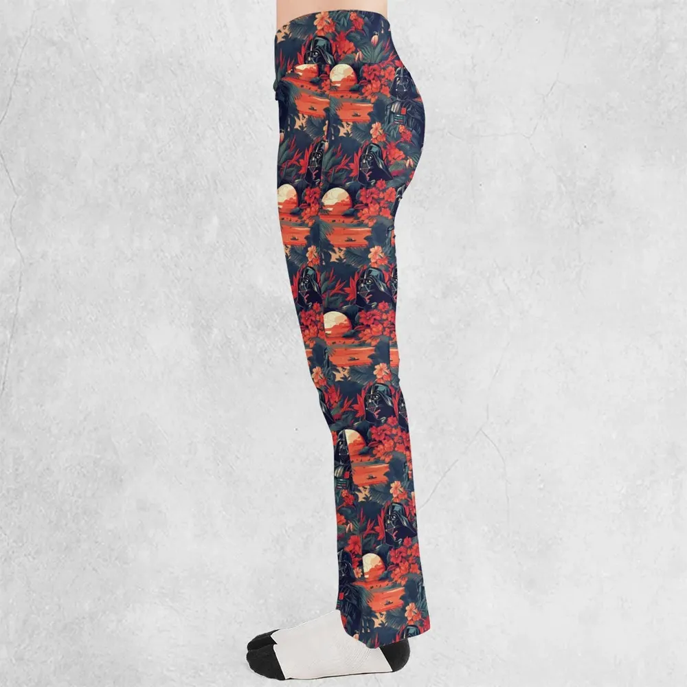 Dark Side of the Tropics Flare Leggings - 3