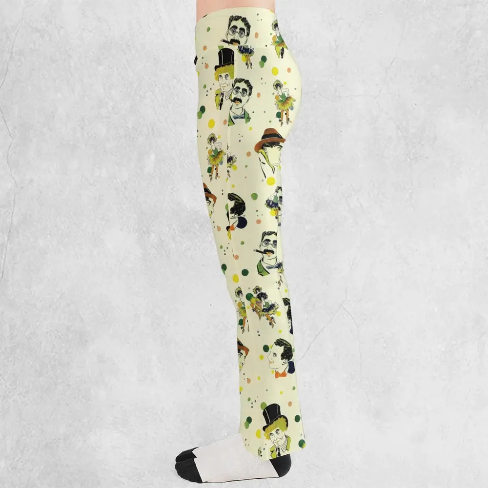 The Cocoanuts The Marx Brothers Flare Leggings - 3