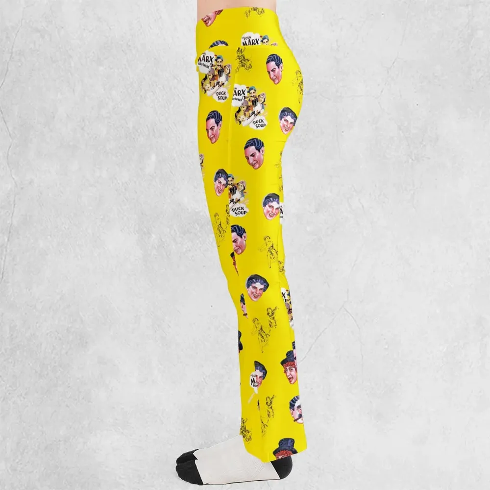 The Duck Soup The Marx Brothers Flare Leggings - 3