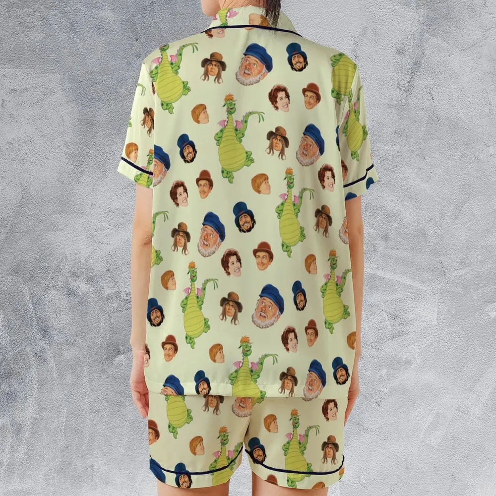 Pete's Dragon Characters Satin Short-Sleeve Pajamas Set - 2