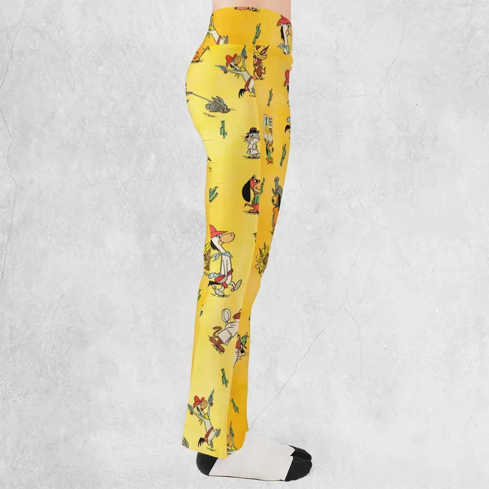The Quick Draw McGraw Show Characters Flare Leggings - 2
