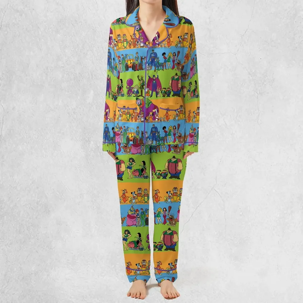 Yogi Yahooeys Scooby Doodies Really Rottens Laffalympics Pajamas Set - 2