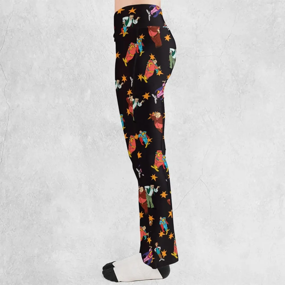 The Three Stooges Action Flare Leggings - 3