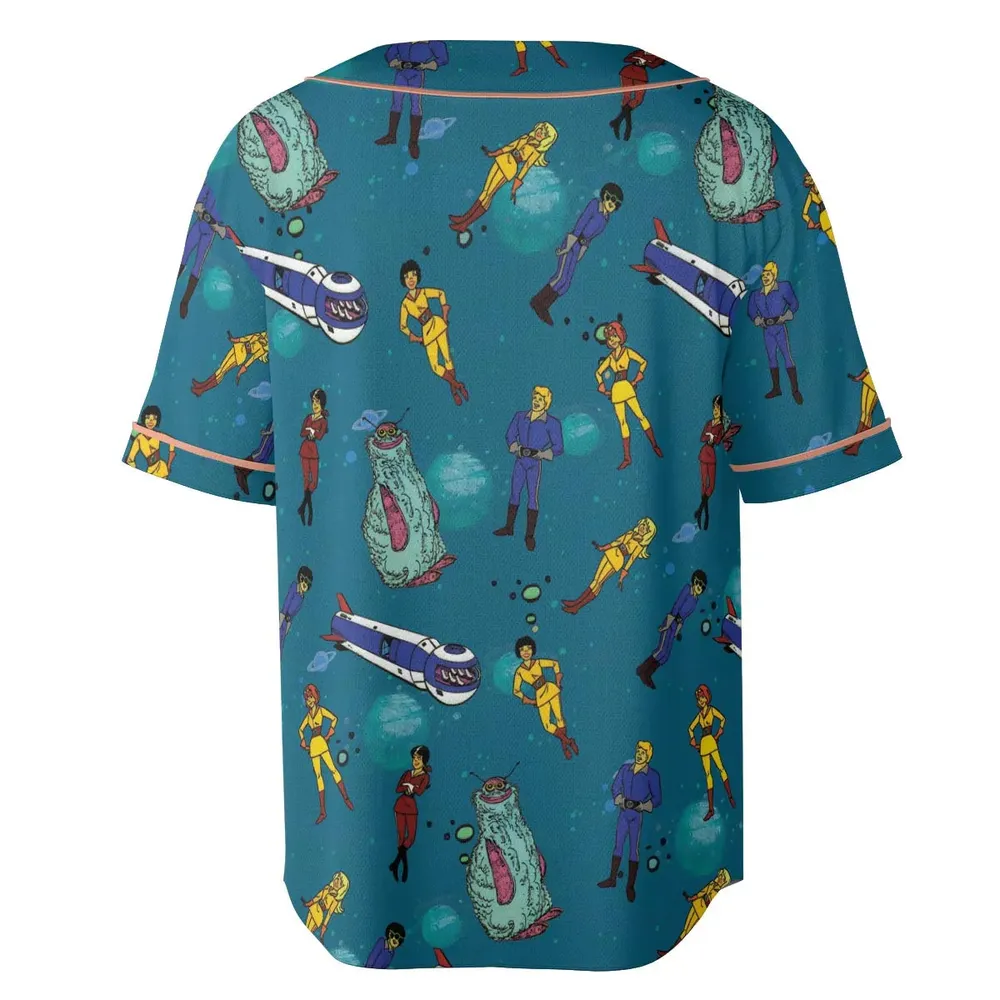 Josie And The Pussy Cats in Outer Space Unisex Baseball Jersey - 4