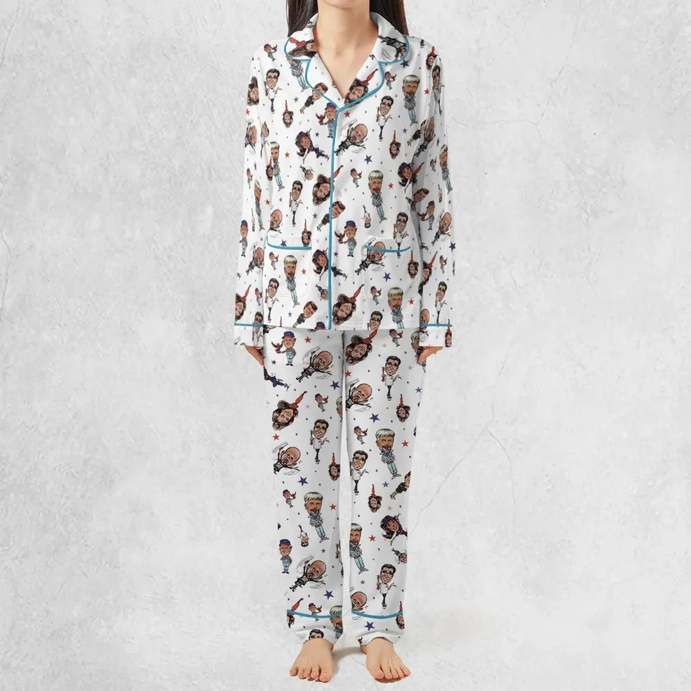Red White Blaine Waiting For Guffman Pajamas Set - 2