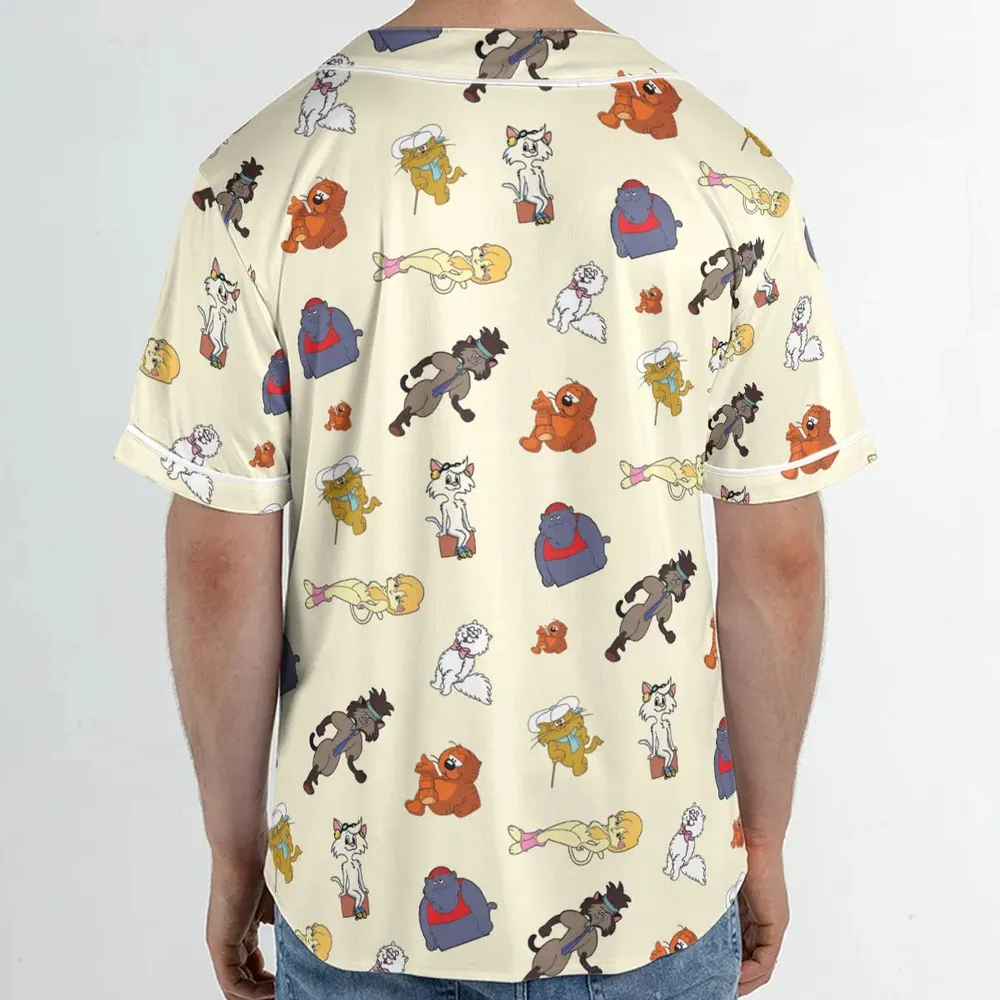 Heathcliff and the Catillac Cats Unisex Baseball Jersey - 2