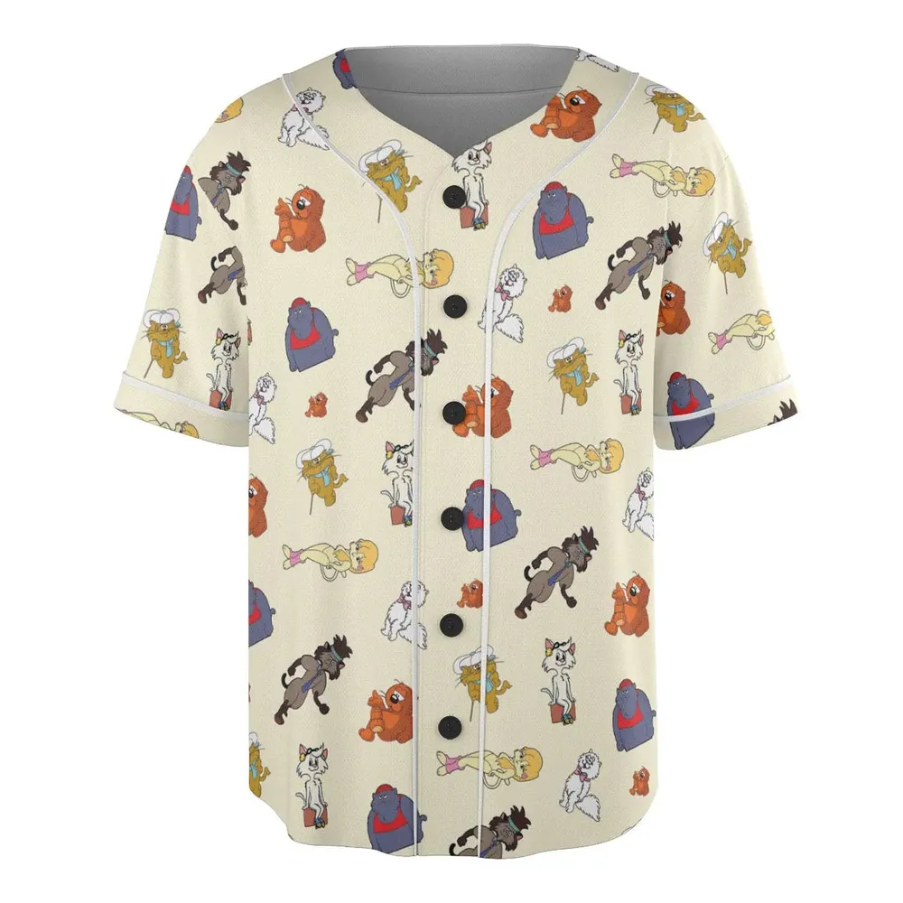 Heathcliff and the Catillac Cats Unisex Baseball Jersey - 3