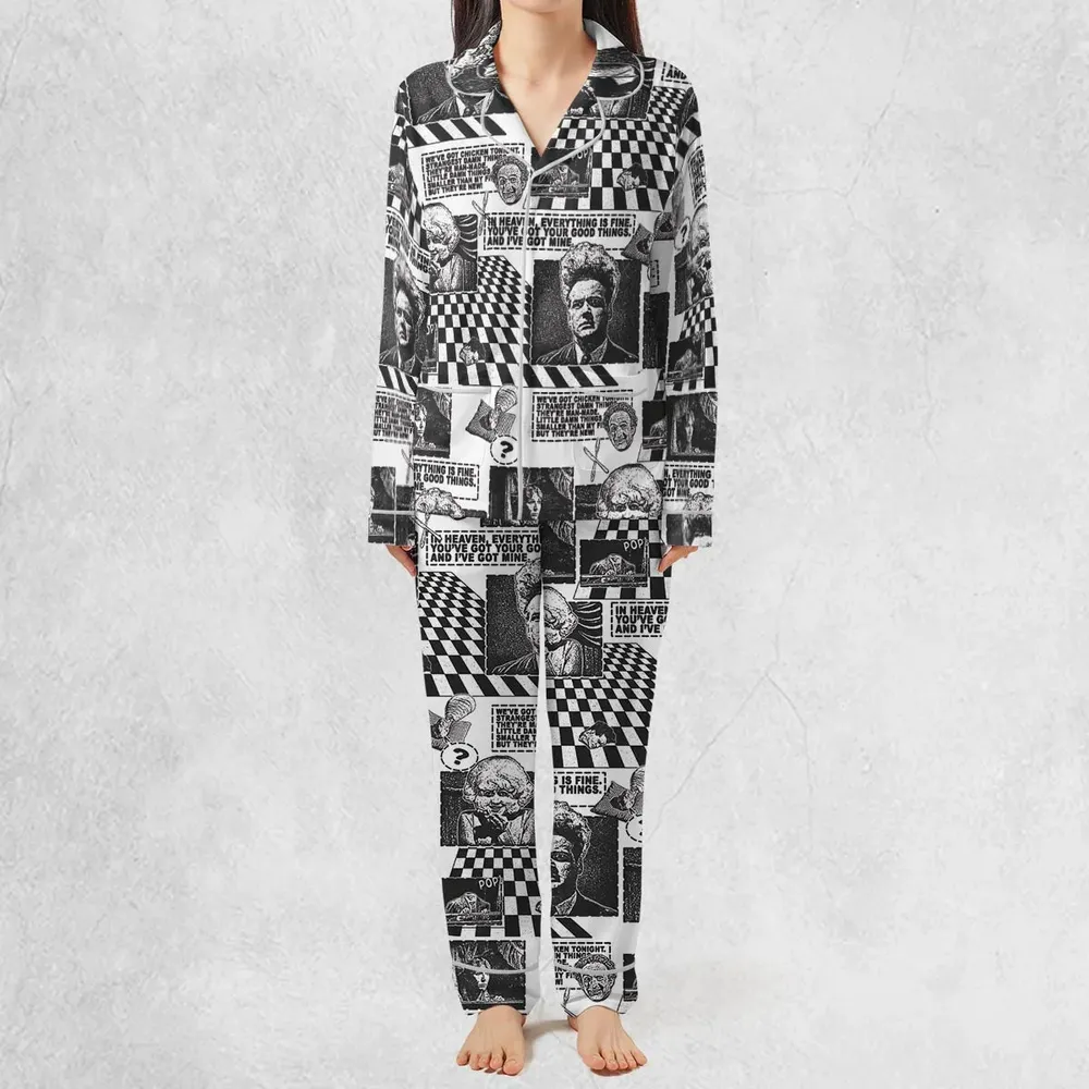 Surreal Disturbing Atmospheric A nightmare Eraserhead Pajamas Set - 2
