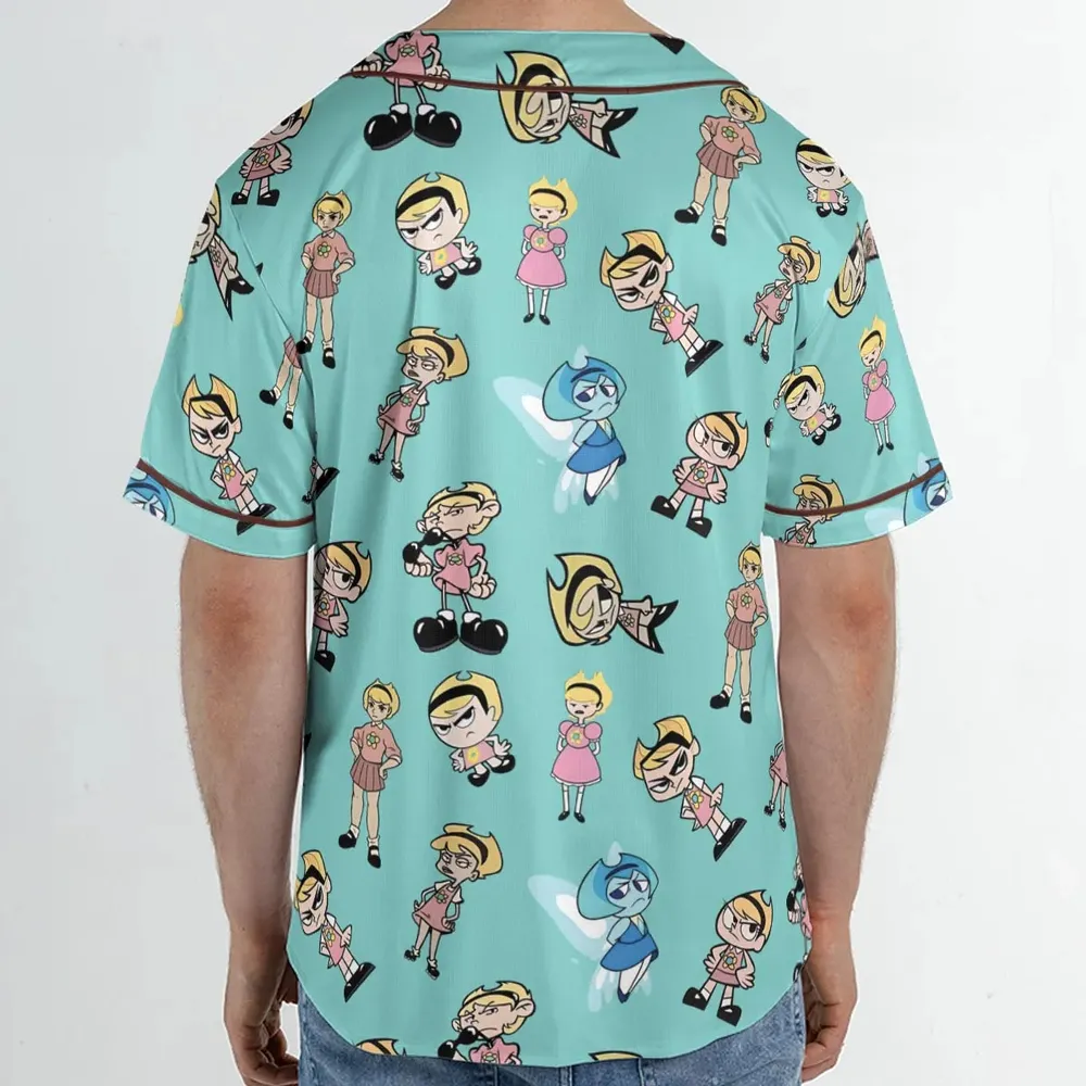 The Grim Adventures of Billy and Mandy Unisex Baseball Jersey - 2