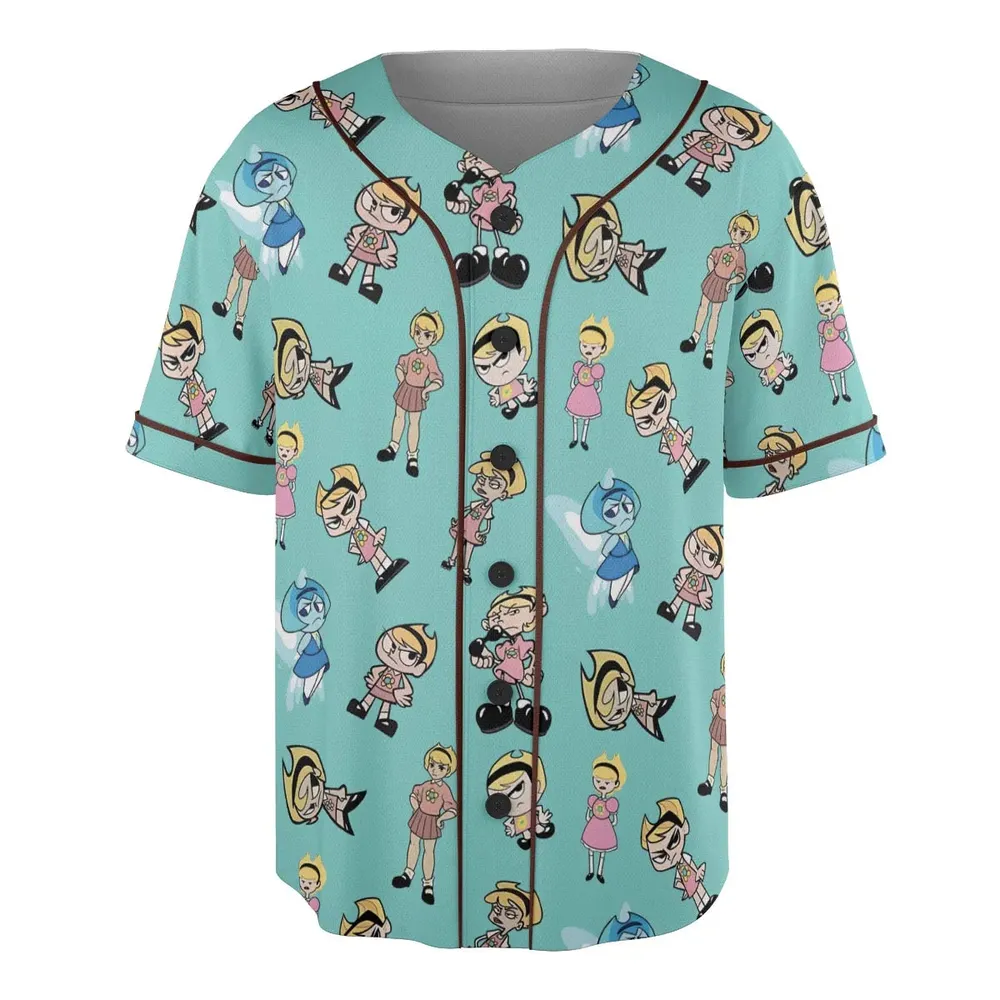 The Grim Adventures of Billy and Mandy Unisex Baseball Jersey - 3