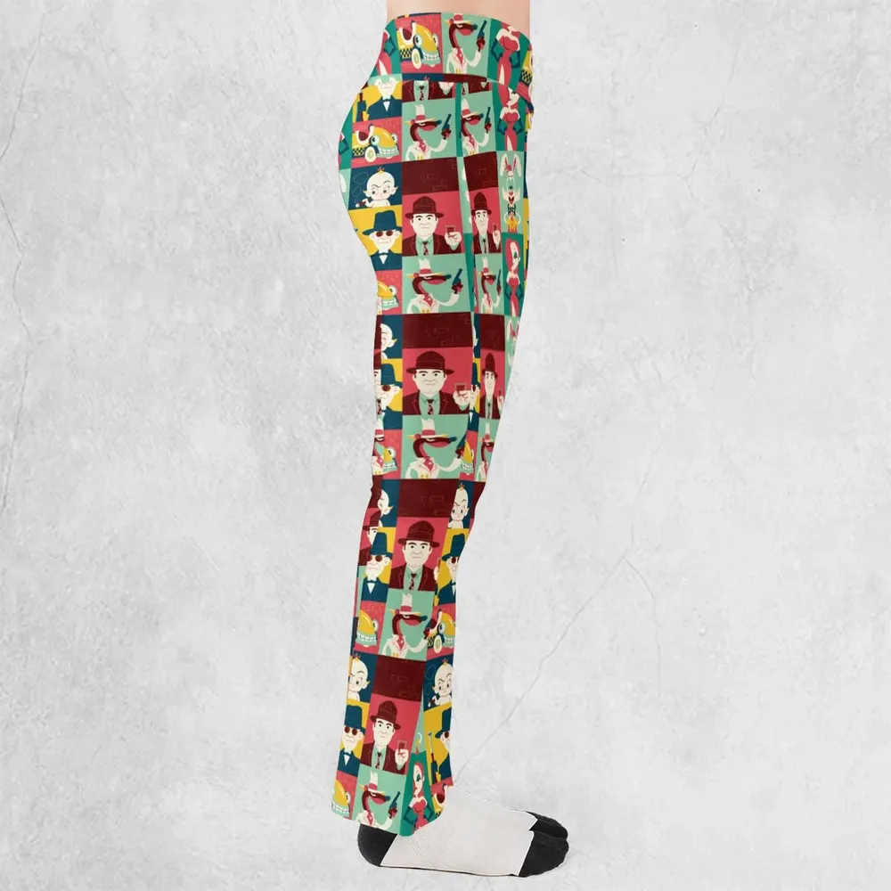 Toontown Threads Who Framed Roger Rabbit Flare Leggings - 2