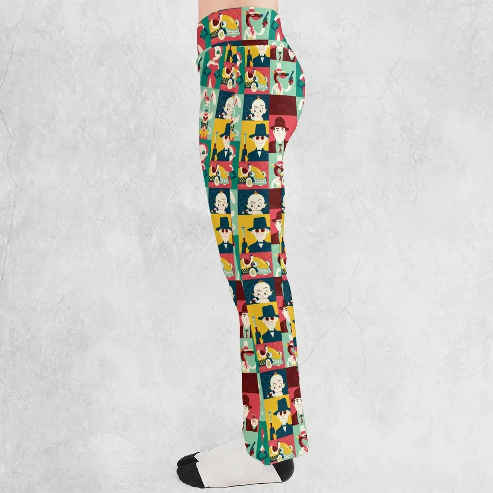 Toontown Threads Who Framed Roger Rabbit Flare Leggings - 3