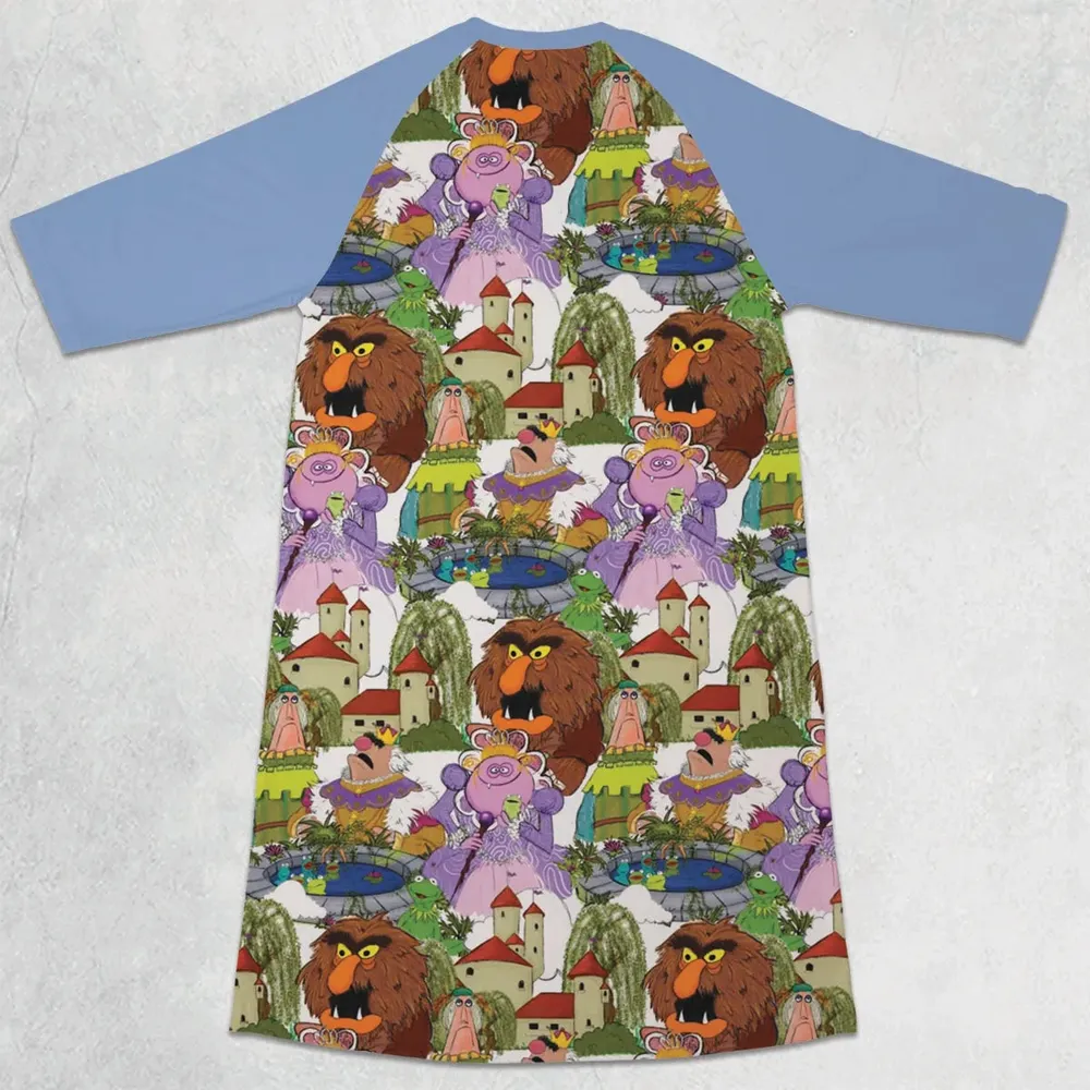 The Frog Prince Tales from Muppetland 3/4 Sleeve Raglan Dress - 2