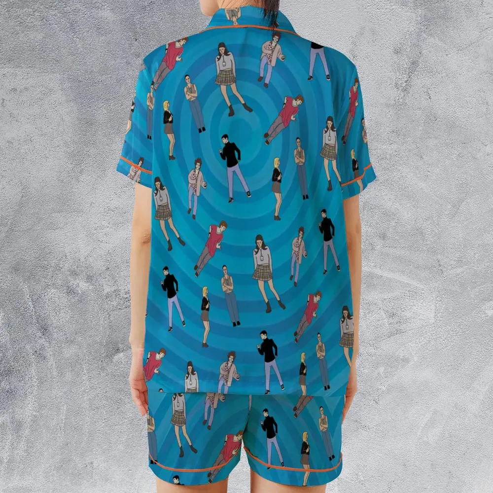 Empire Records Characters Satin Short-Sleeve Pajamas Set - 2