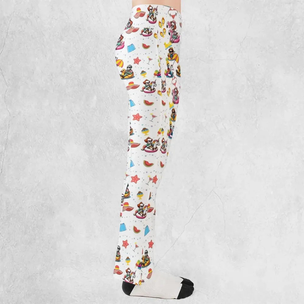 Horror Beach Flare Leggings - 2