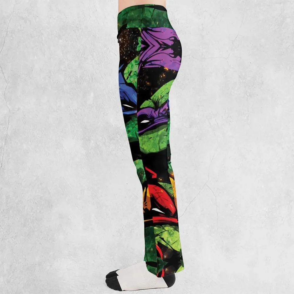 Four Ninja Turtles TMNT Flare Leggings - 3
