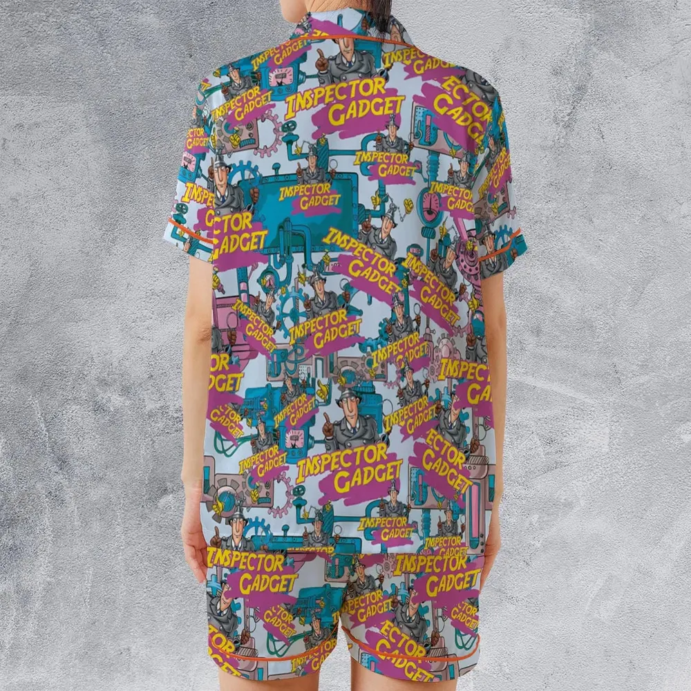 Inspector Mode Inspector Gadget Satin Short-Sleeve Pajamas Set - 2