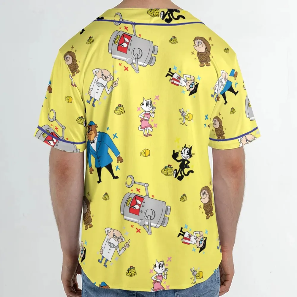 Felix The Cat Characters Unisex Baseball Jersey - 2