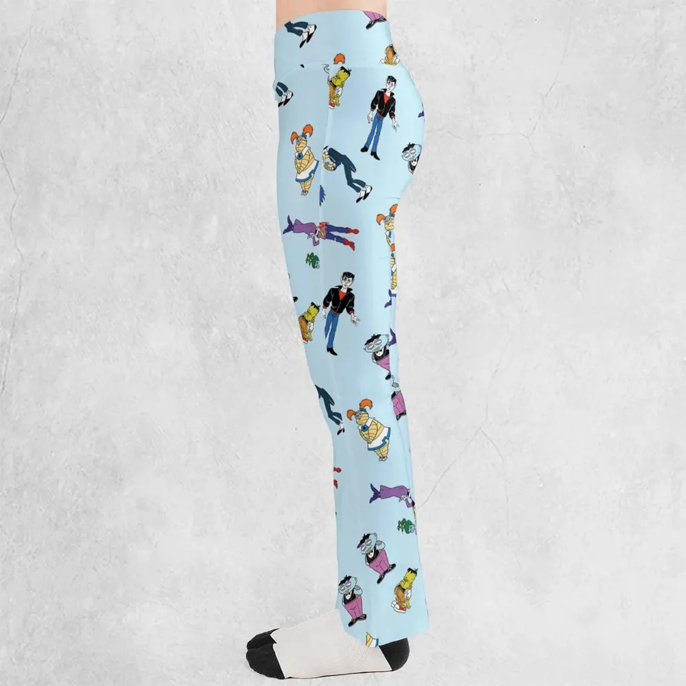 Animated Undead Gravedale High Flare Leggings - 3
