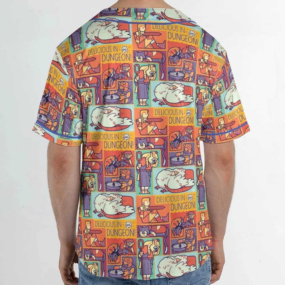 Delicious In Dungeon Unisex Baseball Jersey - 2