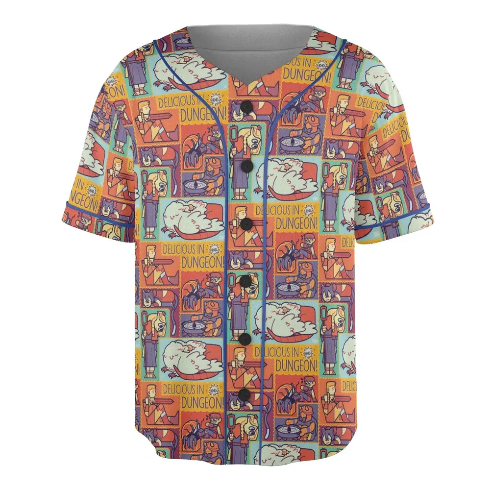 Delicious In Dungeon Unisex Baseball Jersey - 3