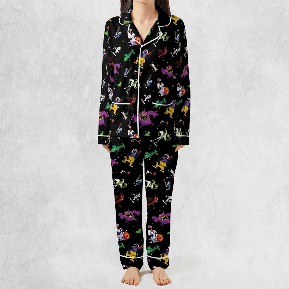 Earthworm Jim And Od Characters Pajamas Set - 2
