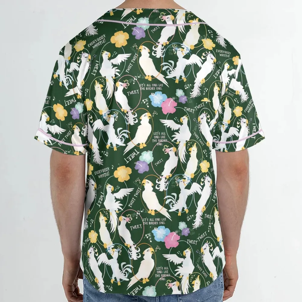 Tiki Room Showgirls Unisex Baseball Jersey - 2