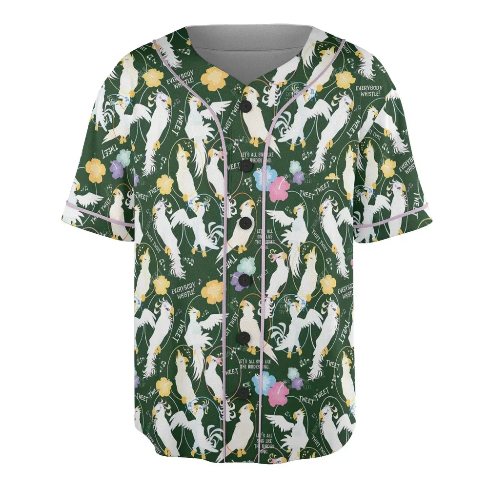 Tiki Room Showgirls Unisex Baseball Jersey - 3