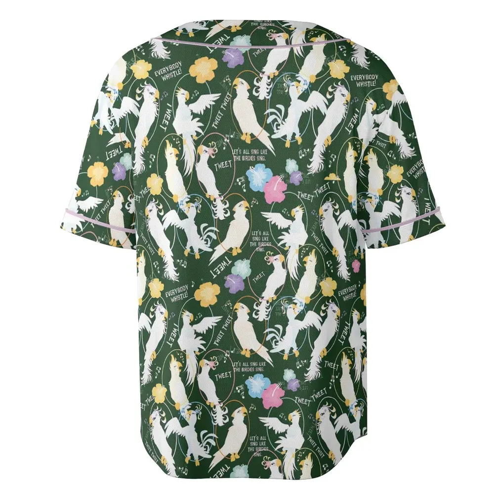 Tiki Room Showgirls Unisex Baseball Jersey - 4