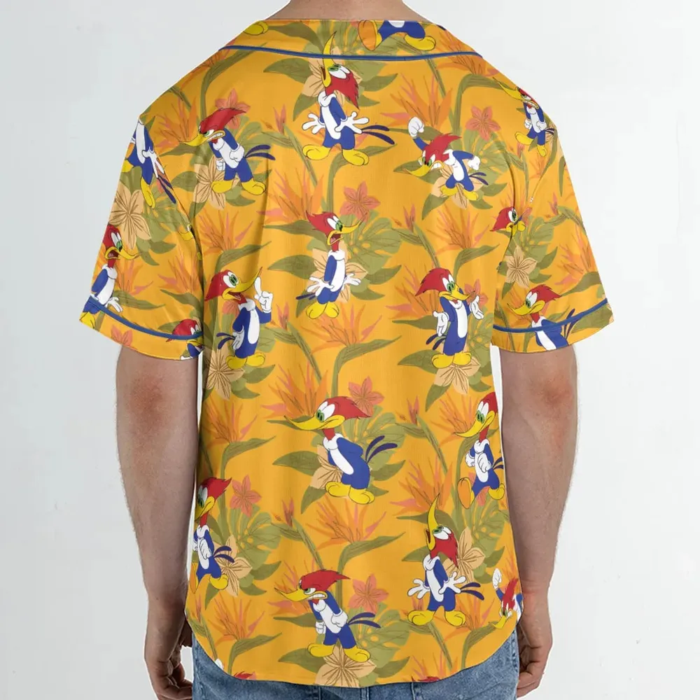 Woody Woodpecker Unisex Baseball Jersey - 2