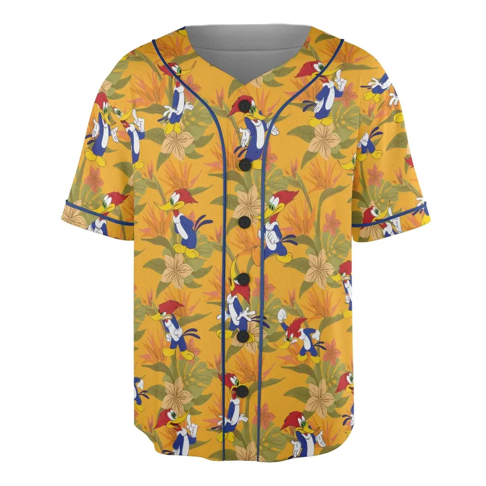 Woody Woodpecker Unisex Baseball Jersey - 3