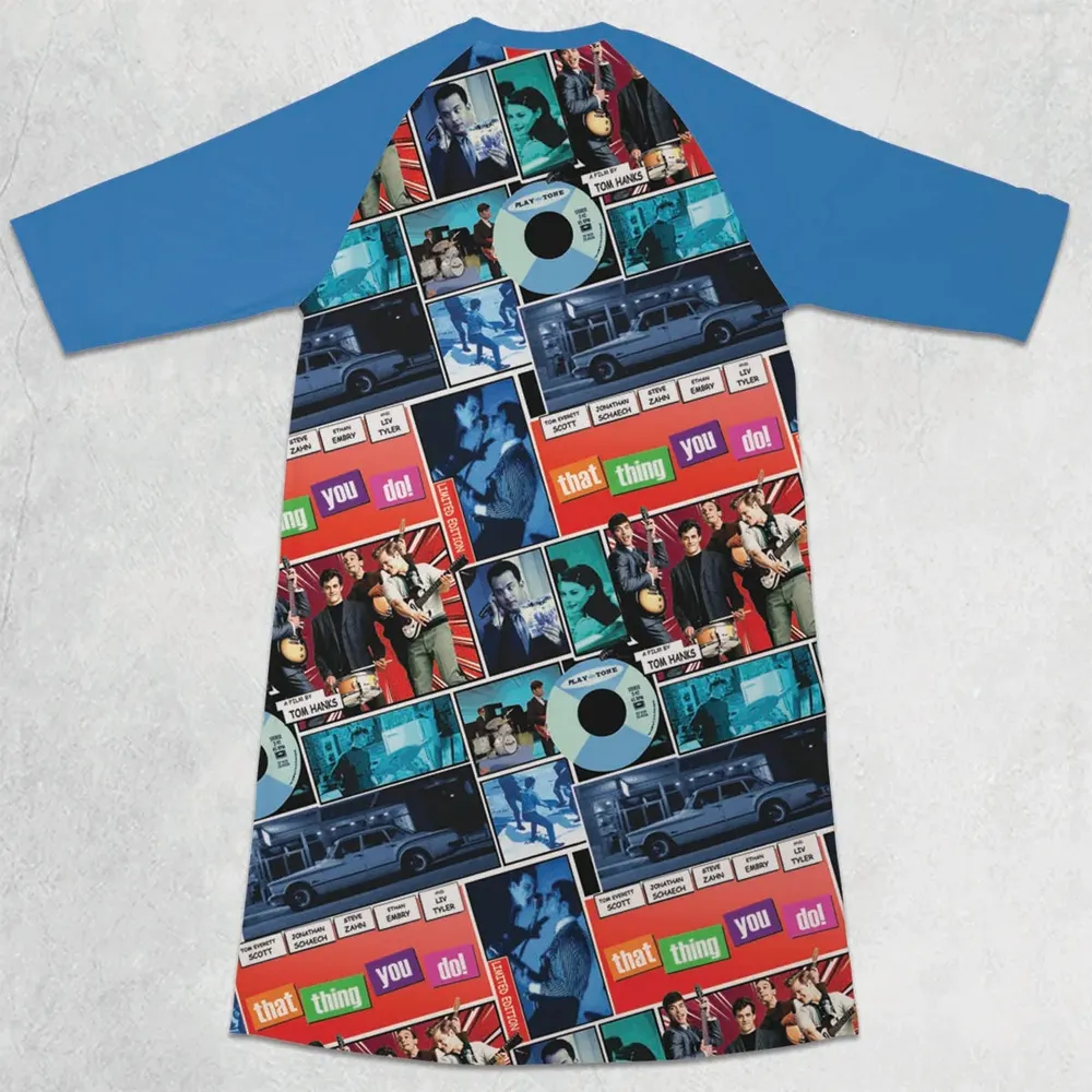 Comic Steelbook That Thing You Do 3/4 Sleeve Raglan Dress - 2