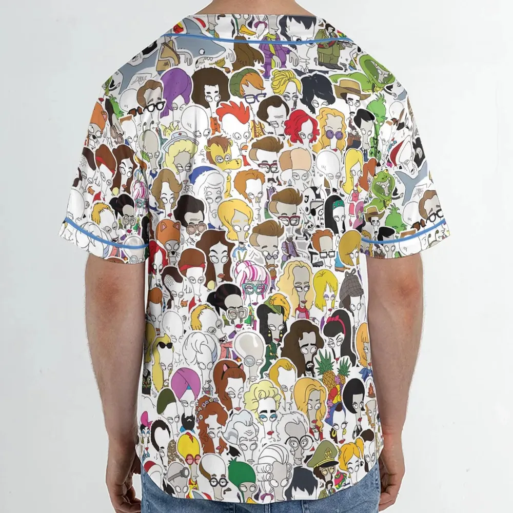 Roger the Alien American Dad Unisex Baseball Jersey - 2