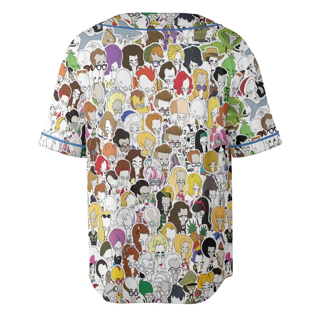 Roger the Alien American Dad Unisex Baseball Jersey - 4
