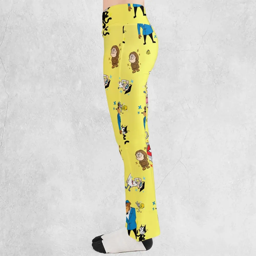 Felix The Cat Characters Flare Leggings - 3