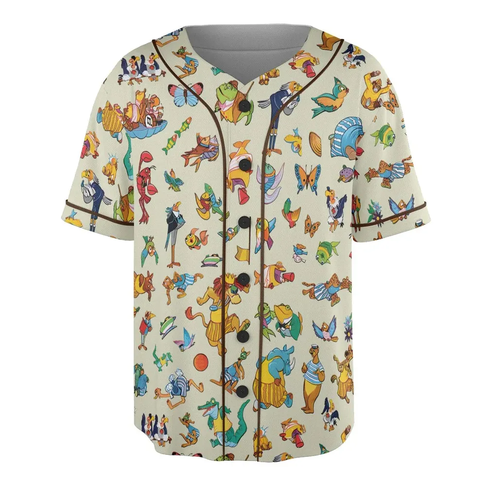 Bedknobs and broomsticks True Blue Team and the Dirty Yellow Team Unisex Baseball Jersey - 3