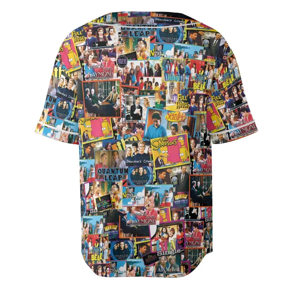 The 90s TV Shows Unisex Baseball Jersey - 4